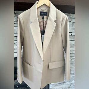 BCBGMaxAzria WOMENS Beige Blazer
